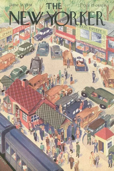 Постер с обложкой The New Yorker 18.06.1938