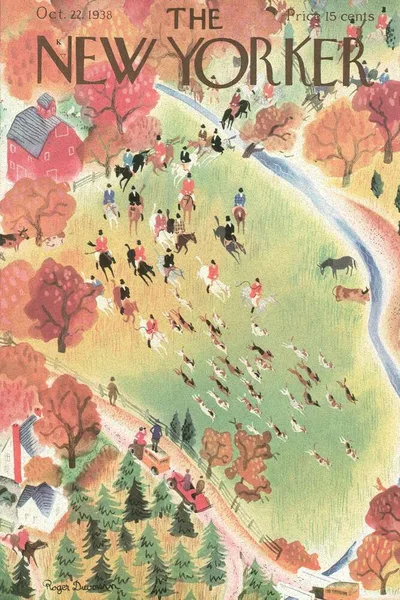 Постер с обложкой The New Yorker 22.10.1938