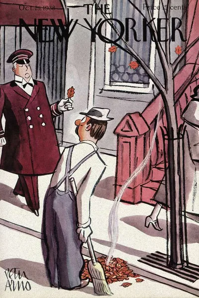 Постер с обложкой The New Yorker 29.10.1938