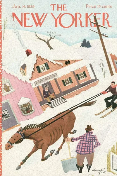 Постер с обложкой The New Yorker 14.01.1939