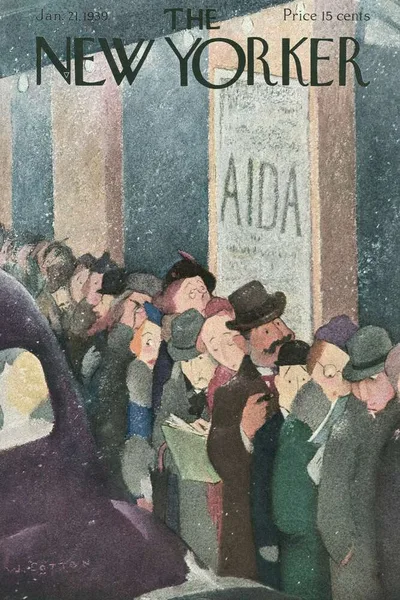 Постер с обложкой The New Yorker 21.01.1939