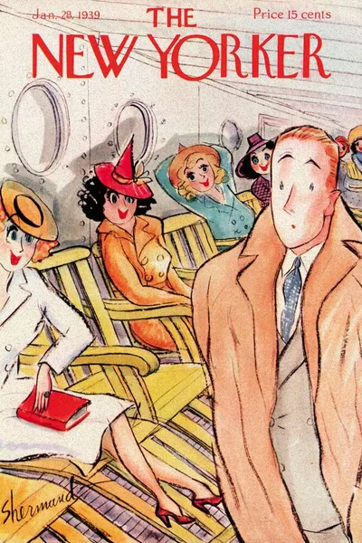 Постер с обложкой The New Yorker 28.01.1939