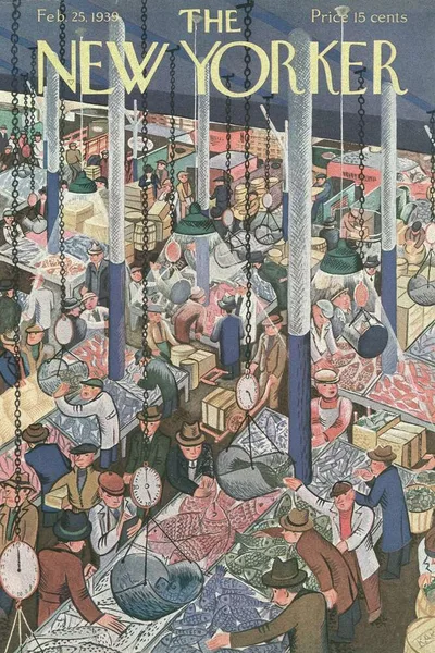 Постер с обложкой The New Yorker 25.02.1939