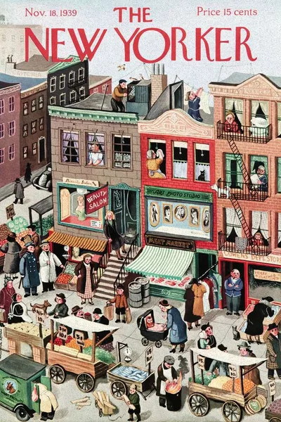 Постер с обложкой The New Yorker 18.11.1939