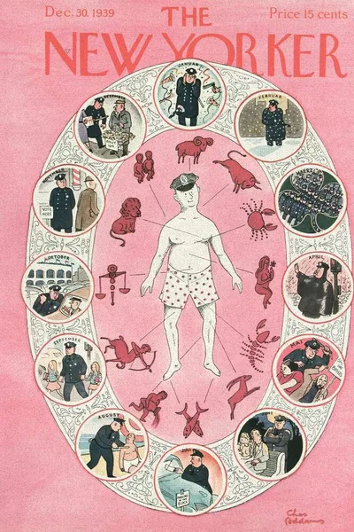 Постер с обложкой The New Yorker 30.12.1939