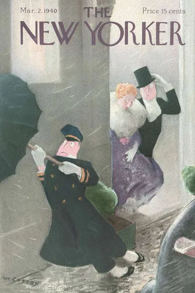 Постер с обложкой The New Yorker 02.03.1940