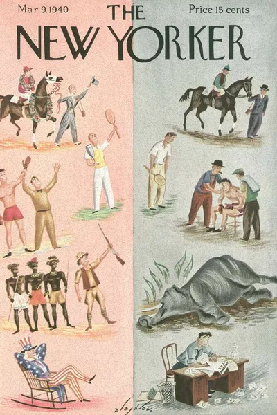 Постер с обложкой The New Yorker 09.03.1940