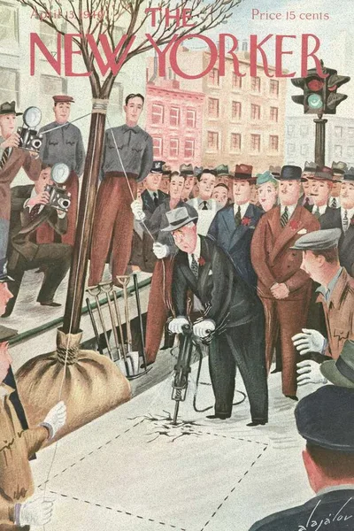 Постер с обложкой The New Yorker 13.04.1940