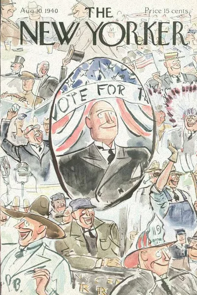 Постер с обложкой The New Yorker 10.08.1940