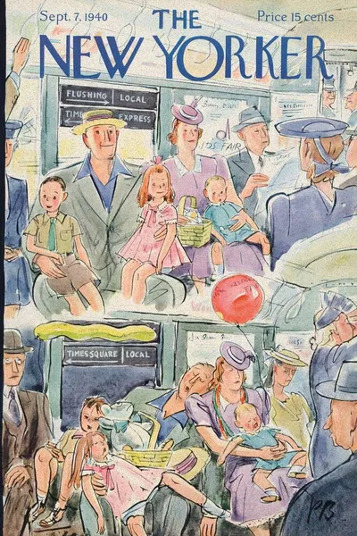 Постер с обложкой The New Yorker 07.09.1940