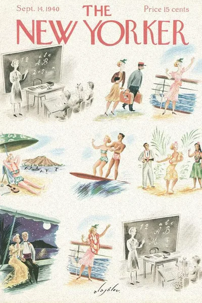 Постер с обложкой The New Yorker 14.09.1940