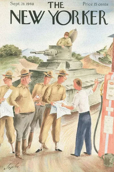 Постер с обложкой The New Yorker 28.09.1940