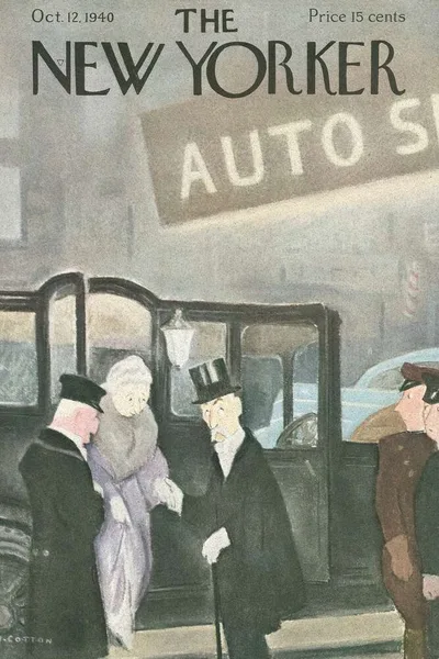 Постер с обложкой The New Yorker 12.10.1940