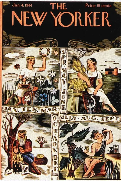 Постер с обложкой The New Yorker 04.01.1941