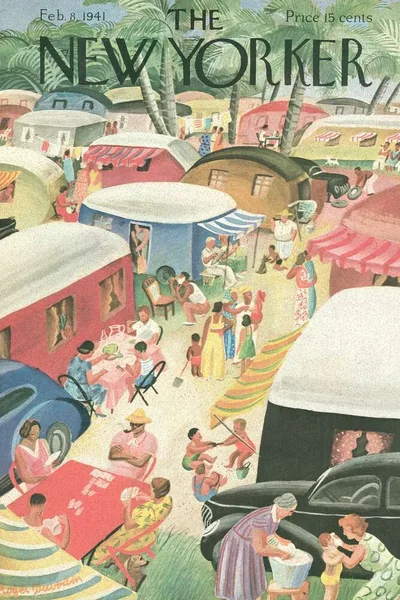 Постер с обложкой The New Yorker 08.02.1941