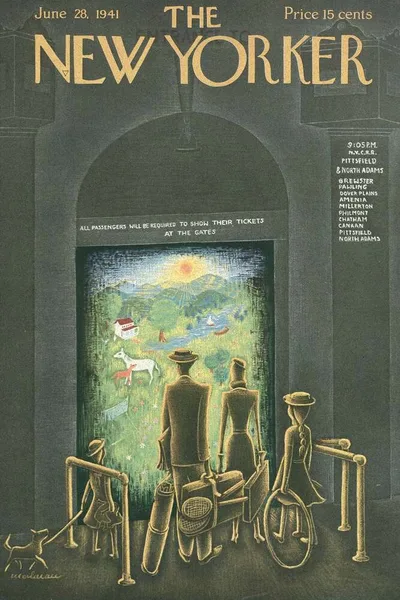 Постер с обложкой The New Yorker 28.06.1941