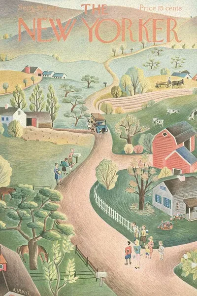 Постер с обложкой The New Yorker 13.09.1941