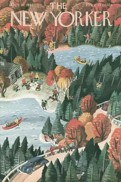 Постер с обложкой The New Yorker 18.10.1941
