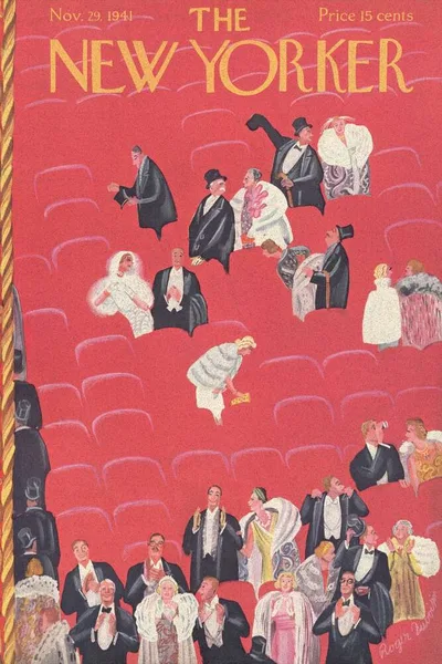 Постер с обложкой The New Yorker 29.11.1941