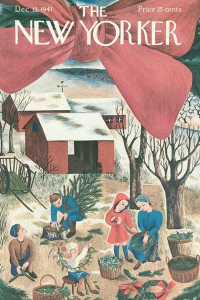 Постер с обложкой The New Yorker 13.12.1941