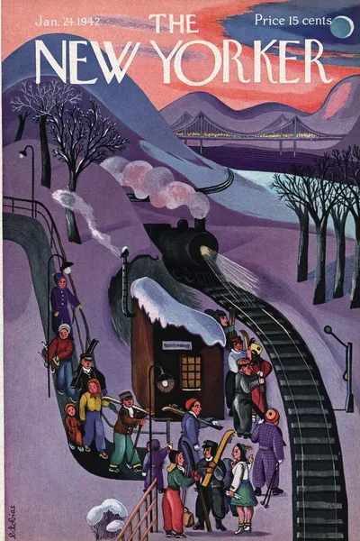 Постер с обложкой The New Yorker 24.01.1942