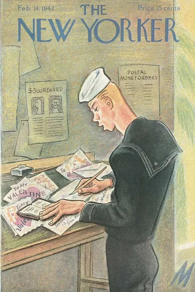 Постер с обложкой The New Yorker 14.02.1942