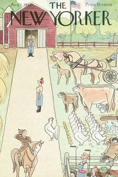 Постер с обложкой The New Yorker 01.08.1942