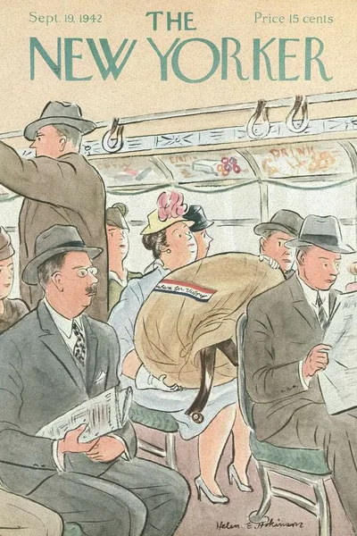Постер с обложкой The New Yorker 19.09.1942