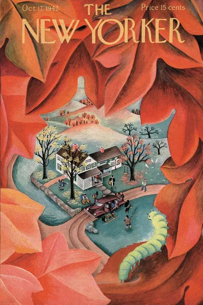 Постер с обложкой The New Yorker 17.10.1942