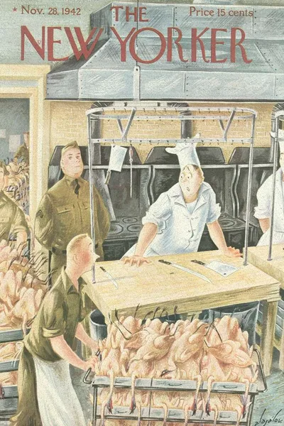 Постер с обложкой The New Yorker 28.11.1942