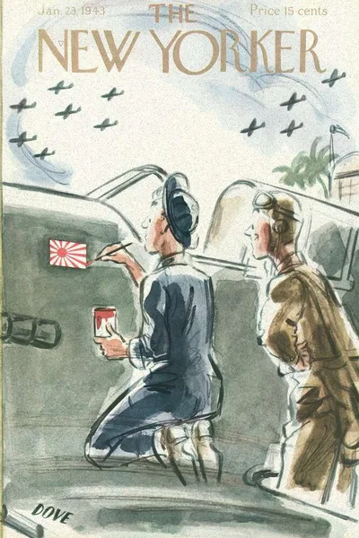 Постер с обложкой The New Yorker 23.01.1943