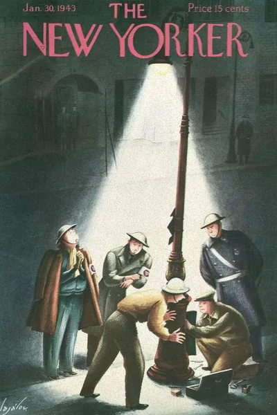 Постер с обложкой The New Yorker 30.01.1943