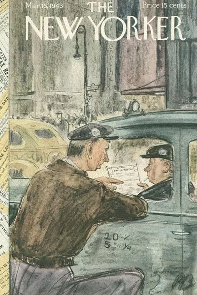 Постер с обложкой The New Yorker 13.03.1943