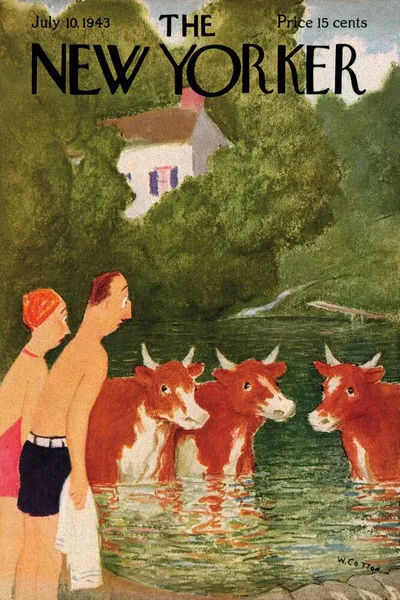 Постер с обложкой The New Yorker 10.07.1943