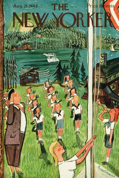 Постер с обложкой The New Yorker 21.08.1943