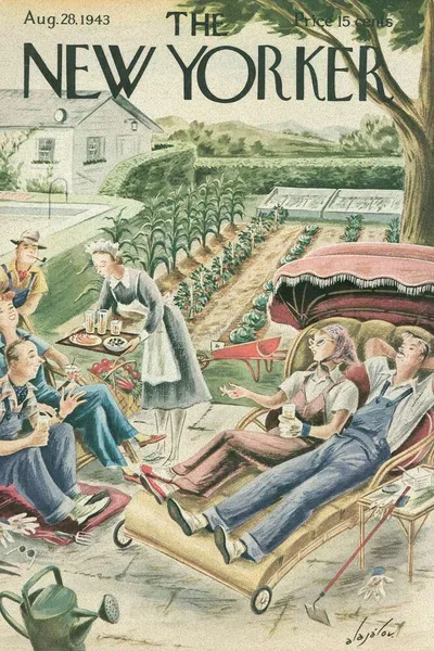 Постер с обложкой The New Yorker 28.08.1943