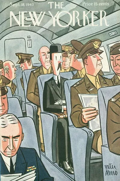 Постер с обложкой The New Yorker 18.09.1943