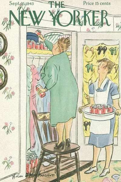 Постер с обложкой The New Yorker 25.09.1943