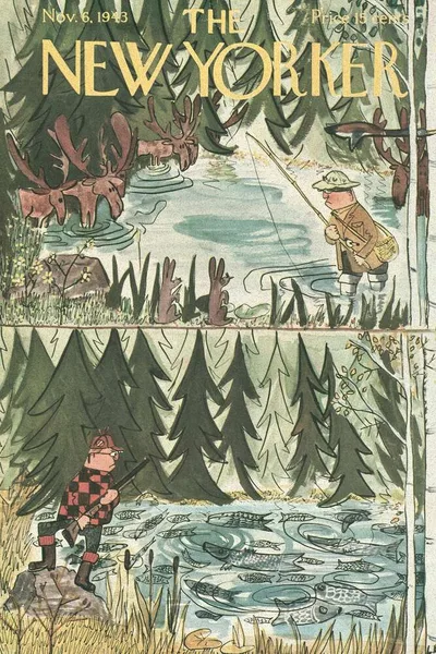 Постер с обложкой The New Yorker 06.11.1943