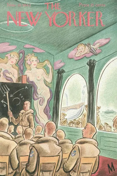 Постер с обложкой The New Yorker 13.11.1943