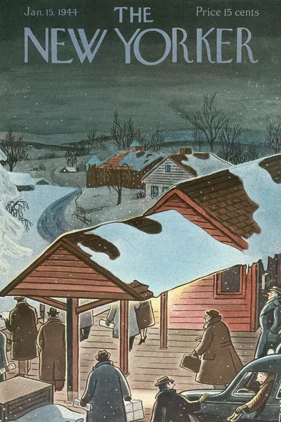 Постер с обложкой The New Yorker 15.01.1944