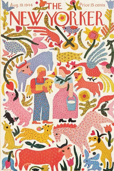 Постер с обложкой The New Yorker 19.08.1944