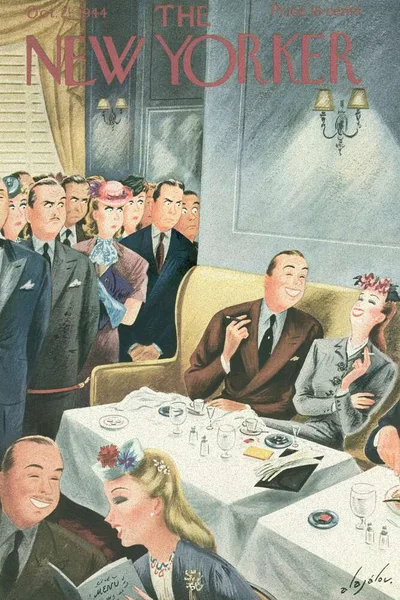 Постер с обложкой The New Yorker 21.10.1944