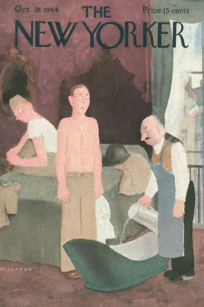 Постер с обложкой The New Yorker 28.10.1944