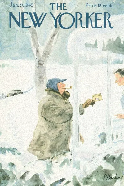 Постер с обложкой The New Yorker 27.01.1945