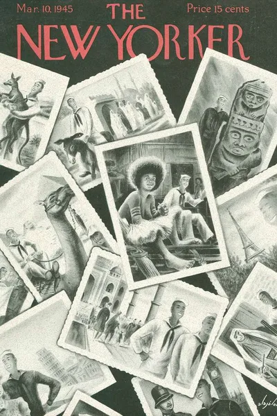 Постер с обложкой The New Yorker 10.03.1945