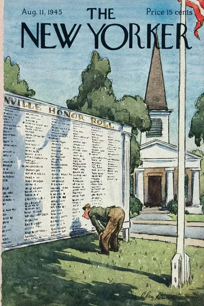 Постер с обложкой The New Yorker 11.08.1945