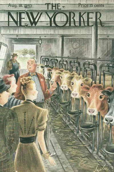 Постер с обложкой The New Yorker 18.08.1945