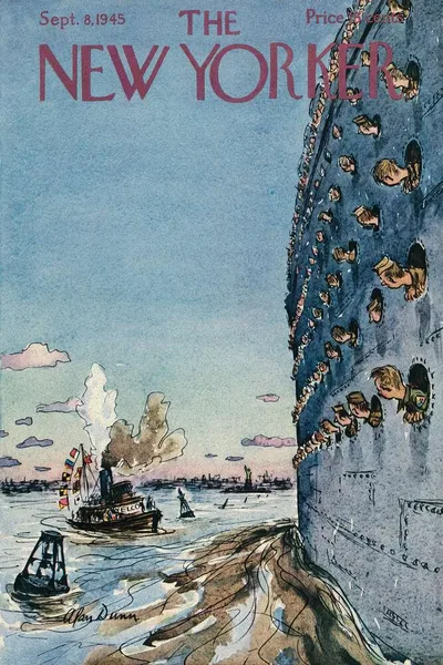 Постер с обложкой The New Yorker 08.09.1945