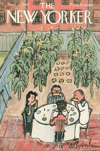 Постер с обложкой The New Yorker 22.09.1945